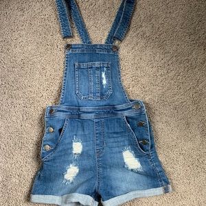 Altar’d State denim short overalls